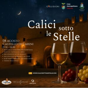 CALICI SOTTO LE STELLE 8 agosto Castello di Carini