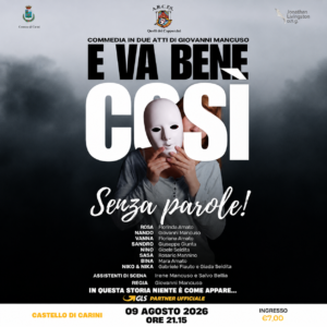 E VA BENE COSÌ – Senza parole!