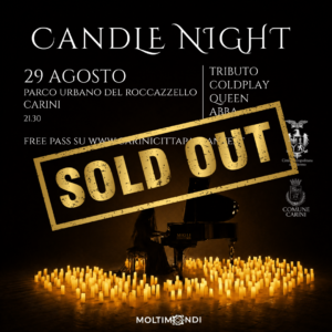 CANDLE NIGHT 29 Agosto